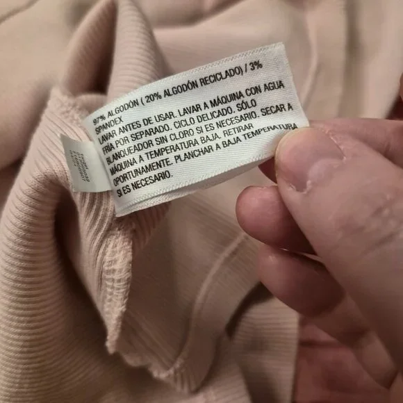 Pink Ribbed Tank Top - Picture 6 of 6